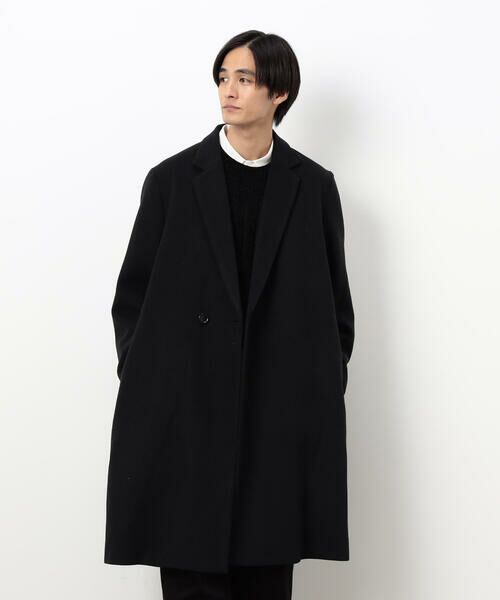 COMME CA ISM / コムサイズム その他アウター | ウールブレンド メルトン セミダブル チェスターコート | 詳細6