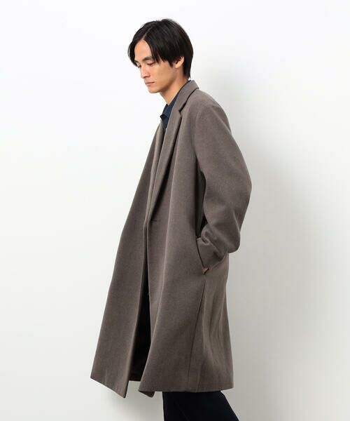 COMME CA ISM / コムサイズム その他アウター | ウールブレンド メルトン セミダブル チェスターコート | 詳細22