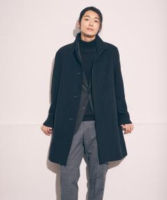COMME CA ISM / コムサイズム その他アウター | ウールブレンド メルトン イタリアンカラー コート