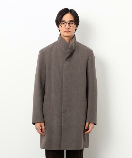 COMME CA ISM / コムサイズム その他アウター | ウールブレンド メルトン イタリアンカラー コート | 詳細17