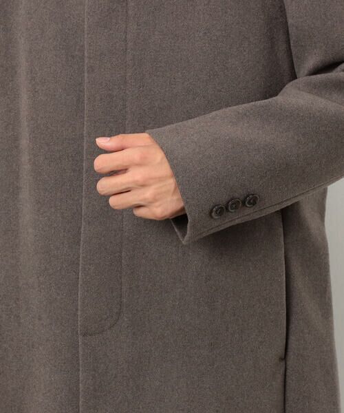 COMME CA ISM / コムサイズム その他アウター | ウールブレンド メルトン イタリアンカラー コート | 詳細21