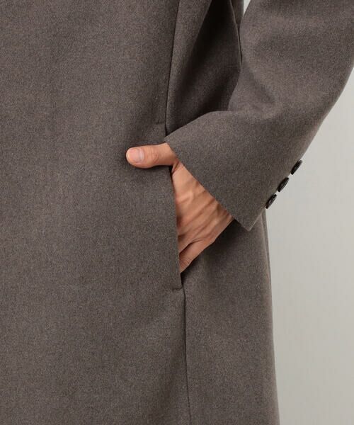 COMME CA ISM / コムサイズム その他アウター | ウールブレンド メルトン イタリアンカラー コート | 詳細22
