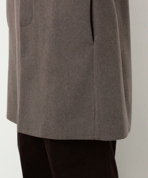 COMME CA ISM / コムサイズム その他アウター | ウールブレンド メルトン イタリアンカラー コート | 詳細23