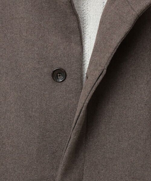 COMME CA ISM / コムサイズム その他アウター | ウールブレンド メルトン イタリアンカラー コート | 詳細25