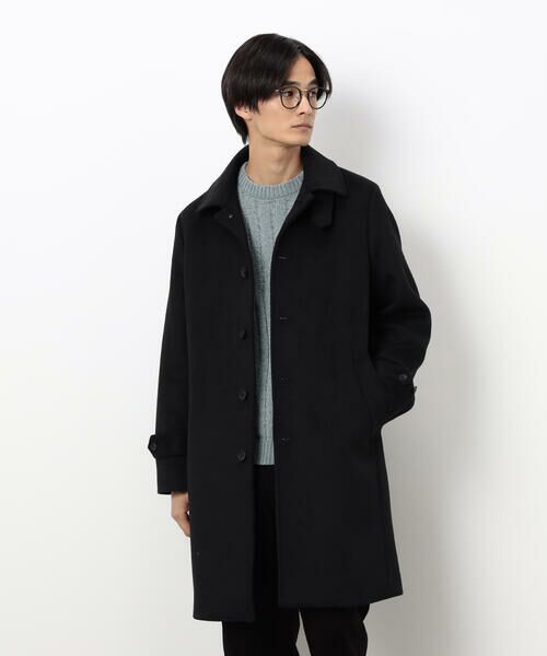 COMME CA ISM / コムサイズム ステンカラーコート | ハイブリッド ウールビーバー ステンカラーコート | 詳細10