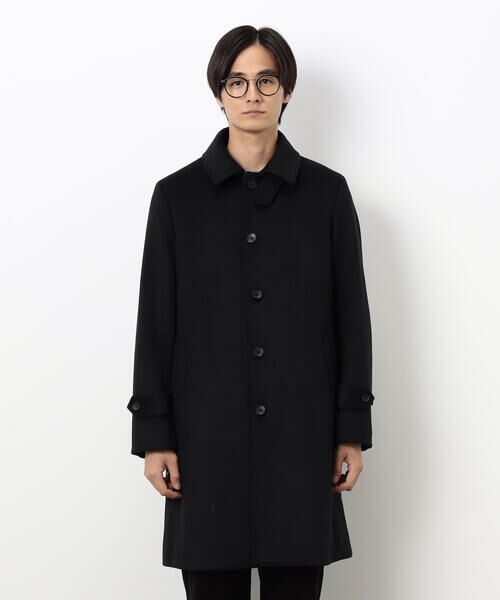 COMME CA ISM / コムサイズム ステンカラーコート | ハイブリッド ウールビーバー ステンカラーコート | 詳細12
