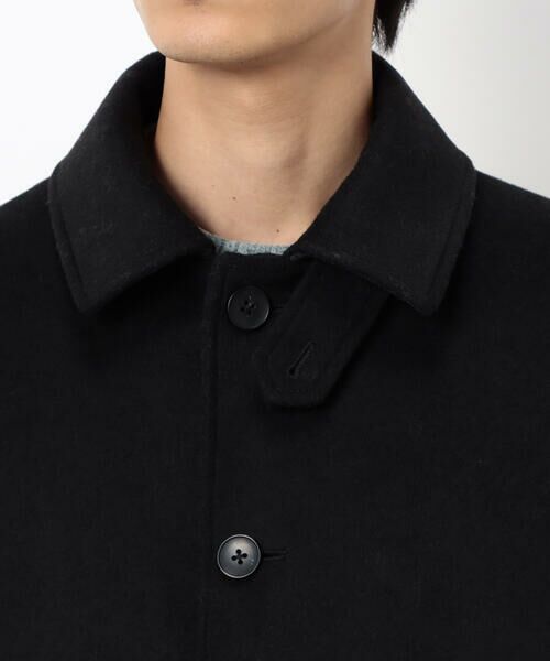 COMME CA ISM / コムサイズム ステンカラーコート | ハイブリッド ウールビーバー ステンカラーコート | 詳細15