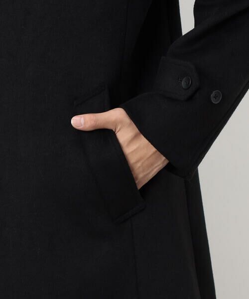 COMME CA ISM / コムサイズム ステンカラーコート | ハイブリッド ウールビーバー ステンカラーコート | 詳細19