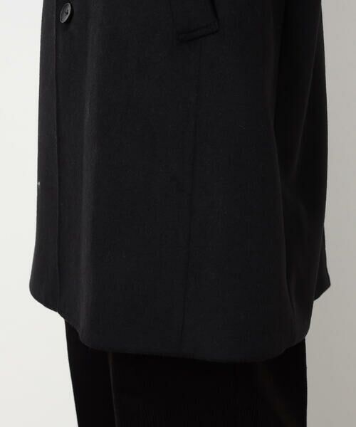 COMME CA ISM / コムサイズム ステンカラーコート | ハイブリッド ウールビーバー ステンカラーコート | 詳細20