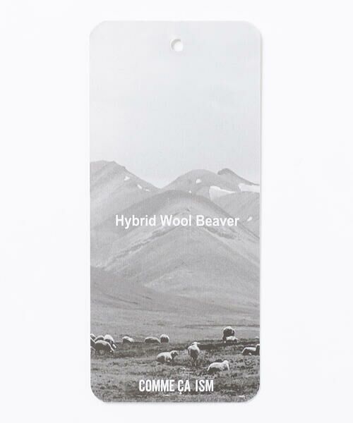 COMME CA ISM / コムサイズム ステンカラーコート | ハイブリッド ウールビーバー ステンカラーコート | 詳細23