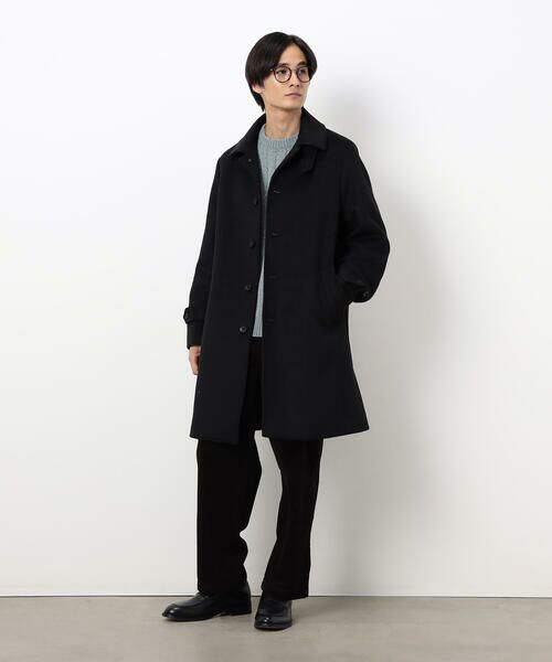 COMME CA ISM / コムサイズム ステンカラーコート | ハイブリッド ウールビーバー ステンカラーコート | 詳細6