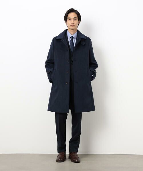 COMME CA ISM / コムサイズム ステンカラーコート | ハイブリッド ウールビーバー ステンカラーコート | 詳細25