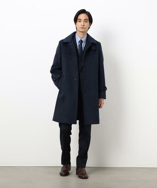 COMME CA ISM / コムサイズム ステンカラーコート | ハイブリッド ウールビーバー ステンカラーコート | 詳細27