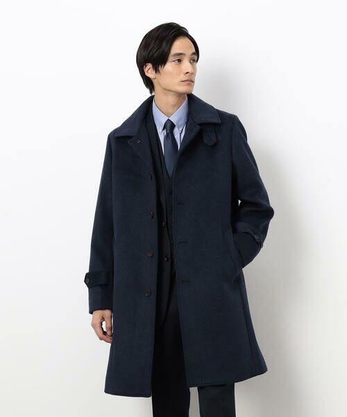 COMME CA ISM / コムサイズム ステンカラーコート | ハイブリッド ウールビーバー ステンカラーコート | 詳細28