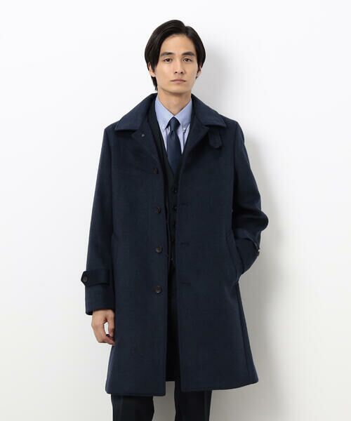 COMME CA ISM / コムサイズム ステンカラーコート | ハイブリッド ウールビーバー ステンカラーコート | 詳細29