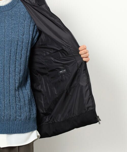 COMME CA ISM / コムサイズム ダウンジャケット・ベスト | ダイヤカットドビー ダウン フード ブルゾン | 詳細14