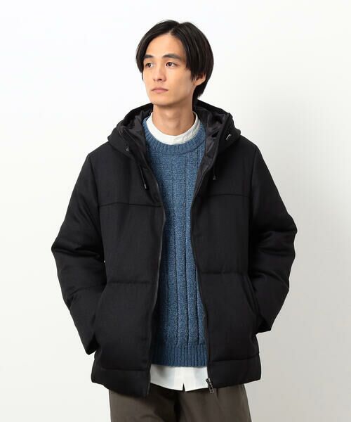 COMME CA ISM / コムサイズム ダウンジャケット・ベスト | ダイヤカットドビー ダウン フード ブルゾン | 詳細3
