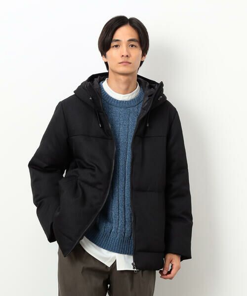 COMME CA ISM / コムサイズム ダウンジャケット・ベスト | ダイヤカットドビー ダウン フード ブルゾン | 詳細4