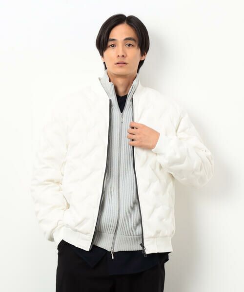 COMME CA ISM / コムサイズム ダウンジャケット・ベスト | シームレスダウン MA-1 ブルゾン | 詳細3