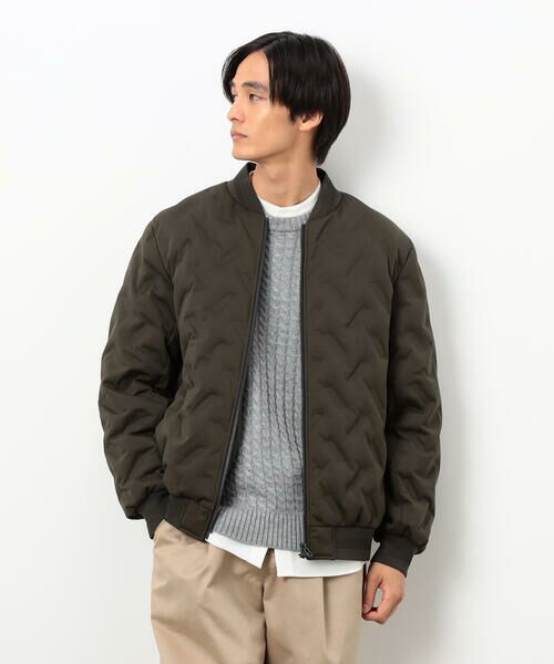 COMME CA ISM / コムサイズム ダウンジャケット・ベスト | シームレスダウン MA-1 ブルゾン | 詳細26