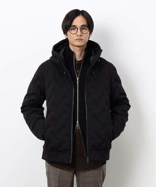 COMME CA ISM / コムサイズム ダウンジャケット・ベスト | シームレスダウン フード ブルゾン | 詳細11