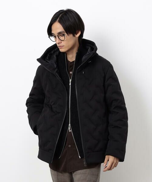 COMME CA ISM / コムサイズム ダウンジャケット・ベスト | シームレスダウン フード ブルゾン | 詳細13