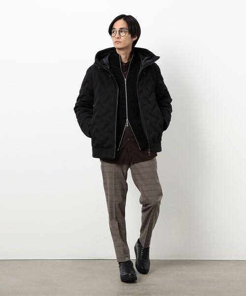 COMME CA ISM / コムサイズム ダウンジャケット・ベスト | シームレスダウン フード ブルゾン | 詳細9