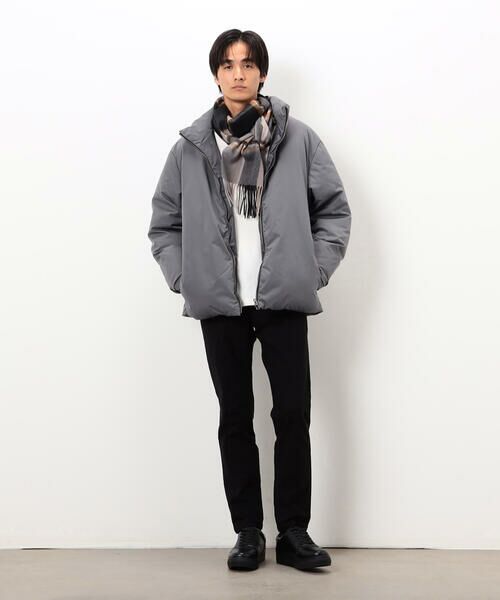 COMME CA ISM / コムサイズム ブルゾン | ポリエステル タッサー 機能中綿 スタンドカラーブルゾン | 詳細3