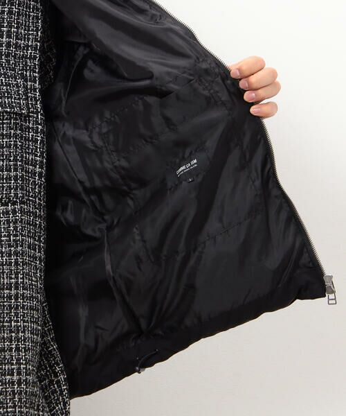 COMME CA ISM / コムサイズム ブルゾン | ポリエステル タッサー 機能中綿 スタンドカラーブルゾン | 詳細20