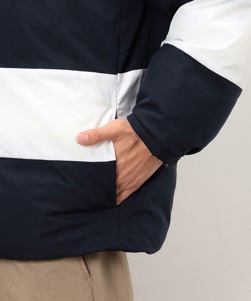 COMME CA ISM / コムサイズム ブルゾン | ポリエステル タッサー 機能中綿 ブロッキング スタンドカラーブルゾン | 詳細11