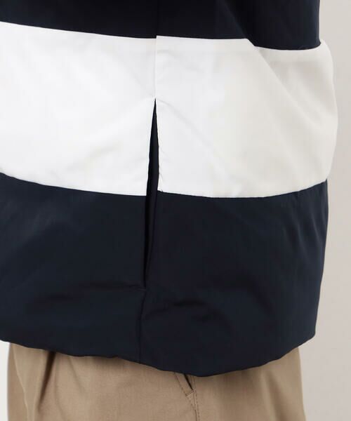 COMME CA ISM / コムサイズム ブルゾン | ポリエステル タッサー 機能中綿 ブロッキング スタンドカラーブルゾン | 詳細12