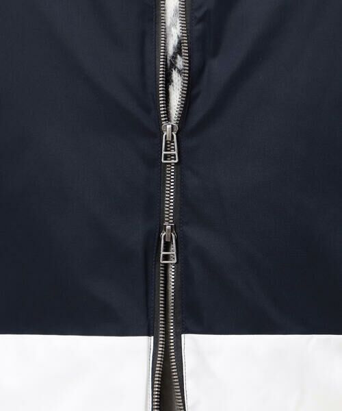 COMME CA ISM / コムサイズム ブルゾン | ポリエステル タッサー 機能中綿 ブロッキング スタンドカラーブルゾン | 詳細14