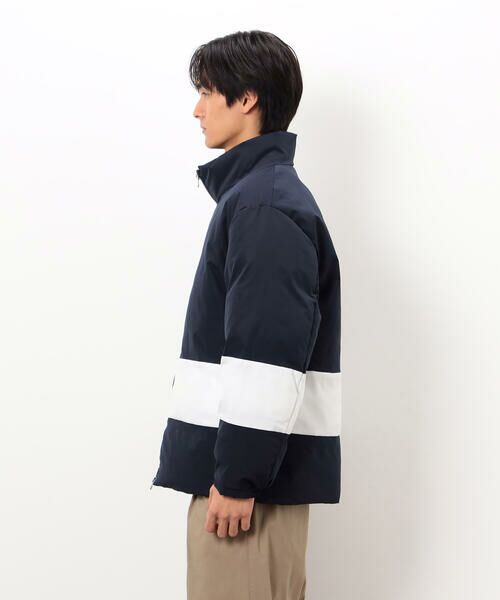 COMME CA ISM / コムサイズム ブルゾン | ポリエステル タッサー 機能中綿 ブロッキング スタンドカラーブルゾン | 詳細7