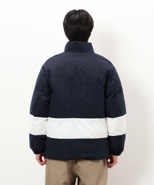 COMME CA ISM / コムサイズム ブルゾン | ポリエステル タッサー 機能中綿 ブロッキング スタンドカラーブルゾン | 詳細8