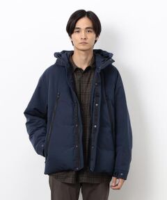 COMME CA ISM / コムサイズム ダウンジャケット・ベスト | ウェザー リサイクルダウン フードブルゾン