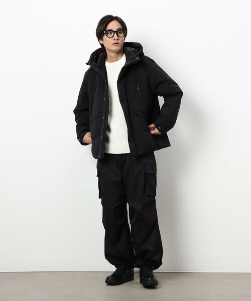 COMME CA ISM / コムサイズム ダウンジャケット・ベスト | ウェザー リサイクルダウン フードブルゾン | 詳細2