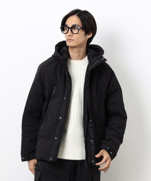 COMME CA ISM / コムサイズム ダウンジャケット・ベスト | ウェザー リサイクルダウン フードブルゾン | 詳細6