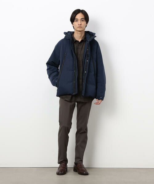 COMME CA ISM / コムサイズム ダウンジャケット・ベスト | ウェザー リサイクルダウン フードブルゾン | 詳細22