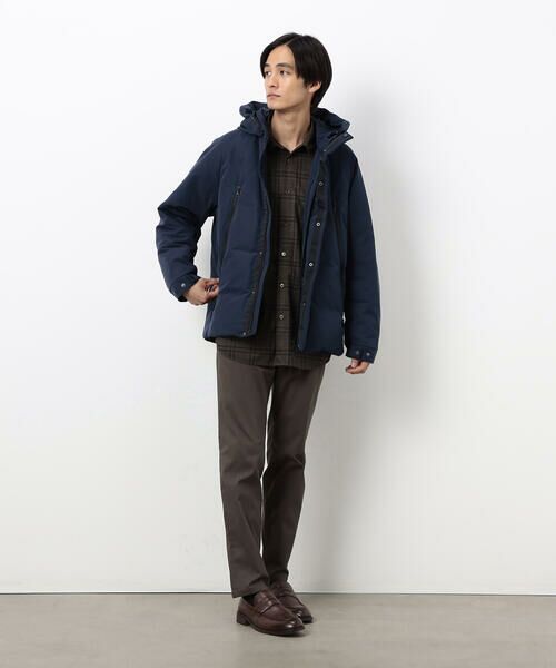 COMME CA ISM / コムサイズム ダウンジャケット・ベスト | ウェザー リサイクルダウン フードブルゾン | 詳細21