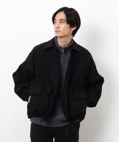 COMME CA ISM / コムサイズム ブルゾン | ＧＵＭ ストレッチ コーチ ジャケット