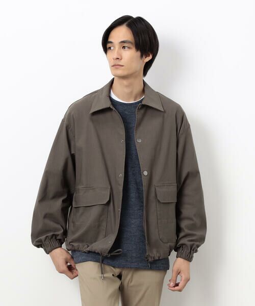 COMME CA ISM / コムサイズム ブルゾン | ＧＵＭ ストレッチ コーチ ジャケット | 詳細13