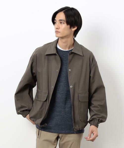 COMME CA ISM / コムサイズム ブルゾン | ＧＵＭ ストレッチ コーチ ジャケット | 詳細14
