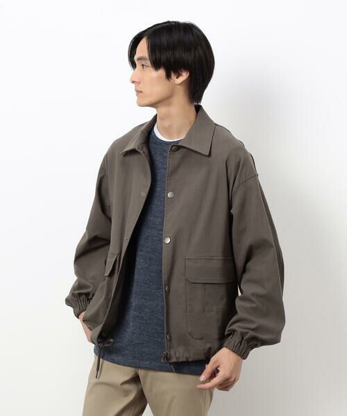 COMME CA ISM / コムサイズム ブルゾン | ＧＵＭ ストレッチ コーチ ジャケット | 詳細15