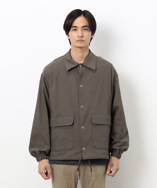 COMME CA ISM / コムサイズム ブルゾン | ＧＵＭ ストレッチ コーチ ジャケット | 詳細17