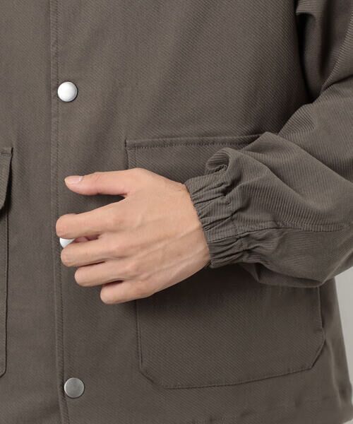 COMME CA ISM / コムサイズム ブルゾン | ＧＵＭ ストレッチ コーチ ジャケット | 詳細21