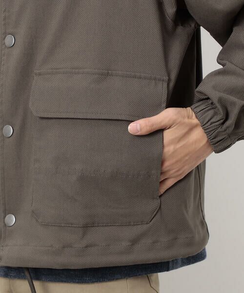 COMME CA ISM / コムサイズム ブルゾン | ＧＵＭ ストレッチ コーチ ジャケット | 詳細22