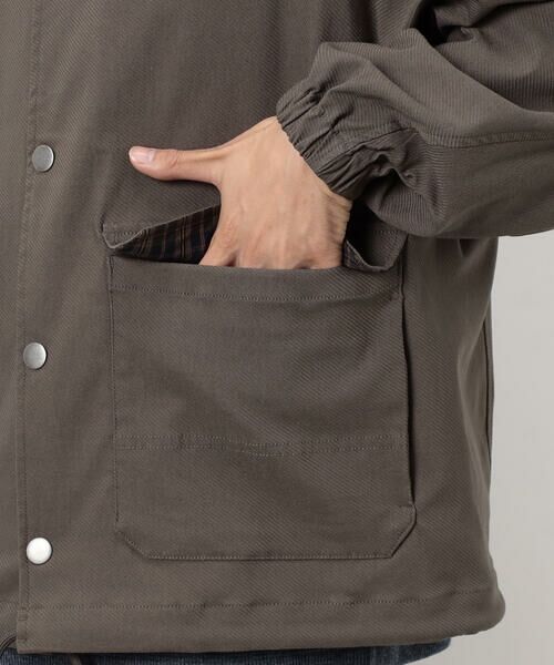 COMME CA ISM / コムサイズム ブルゾン | ＧＵＭ ストレッチ コーチ ジャケット | 詳細23