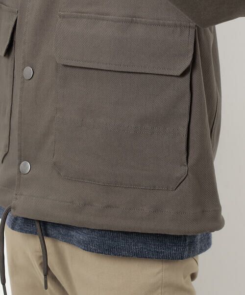 COMME CA ISM / コムサイズム ブルゾン | ＧＵＭ ストレッチ コーチ ジャケット | 詳細24
