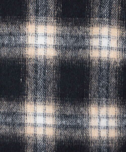 COMME CA ISM / コムサイズム ブルゾン | ウールライク シャギーチェック シャツブルゾン | 詳細16