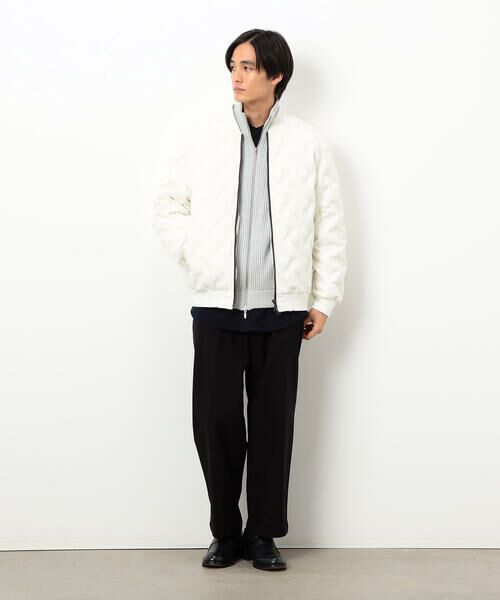 COMME CA ISM / コムサイズム その他パンツ | 【スマートベーシックパンツ】ハイテンション 裏起毛 ワンタック ワイド テーパード パンツ | 詳細1